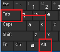 Shortcut Keyboard ALT + TAB