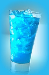 Blue Curaçao cocktail