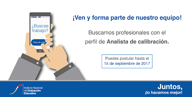  INEVAL oferta laboral analista de calibración