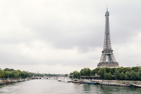 Eiffel tower from Seine River