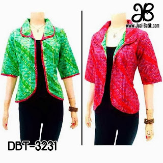 Blazer Batik Modern Terbaru