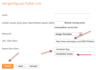 daftar link