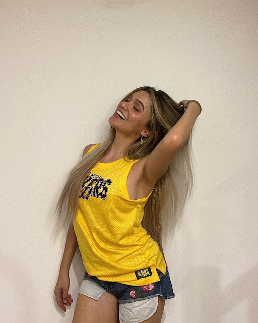 Jan Brielle – Most Beautiful Transgender Women's Los Angeles Lakers Yellow Jersey Tank Top