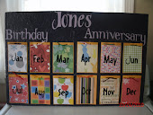 Birthday/Anniversary Bullentin Board