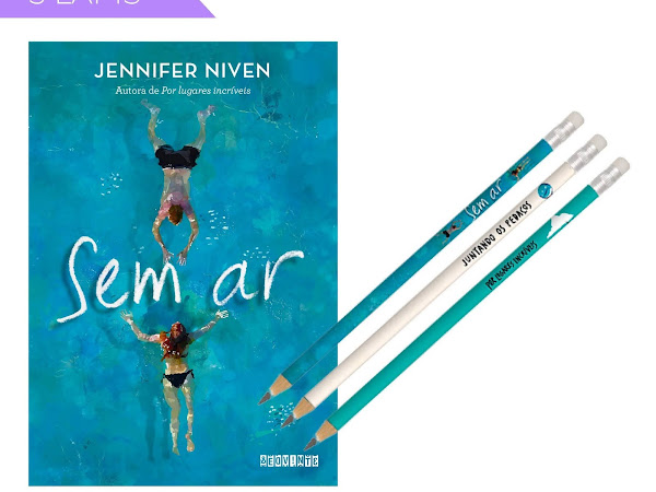 Sem Ar, novo livro de Jennifer Niven, autora de Por Lugares Incríveis, está em pré-venda com brinde