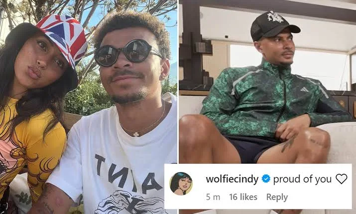 Dele Alli's WAG Cindy Kimberly shows support for brave boyfriend's emotional interview