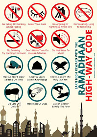 In Ramadan, believers will observe the holiest month in Islam by abstaining from eating, drinking, smoking and having sex from dawn to dusk. In Ramadan, believers will observe the holiest month in Islam by abstaining from eating, drinking, smoking and having sex from dawn to dusk.