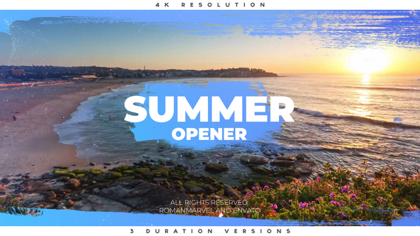 Summer Opener Free Download After Effects Templates