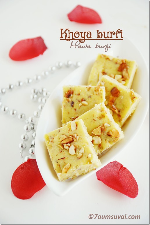 Khoya burfi 