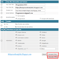 Cara Mudah Membuat Privasi Policy Pada Blog 2018