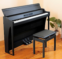 Korg G1B Air black with optional bench