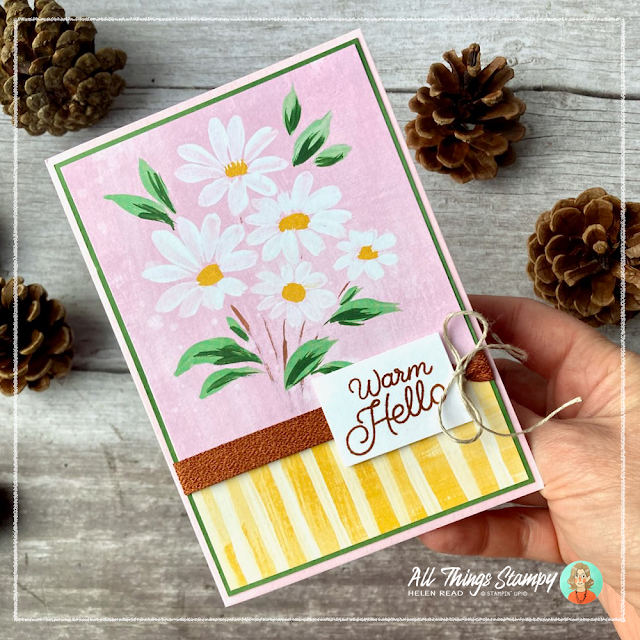 Stampin Up Fresh as a Daisy easy card