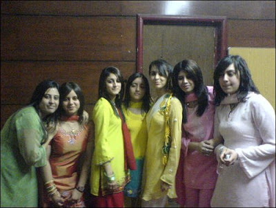 A Group Photo of Pakistani Girls at PAF Base