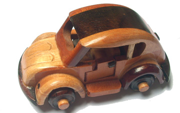 Produk Kerajinan Kayu  Antik Miniatur VW