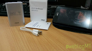 Asus ZenPower pasangan yang pas untuk Smartphone, unboxing lengkap power bank asus zenpower, port usb asus, power bank asus 1050 mAh, ZenPower asus