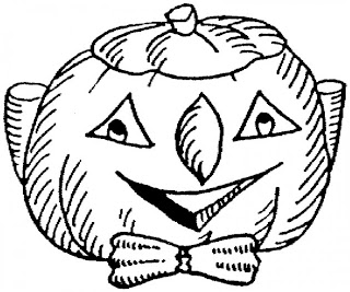 Scary Pumpkin Halloween Coloring Pages