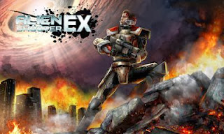 Screenshots of the Alien Shooter EX for Android tablet, phone.