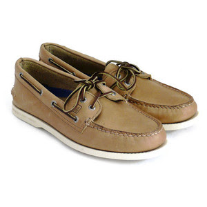 leather boat shoes. Sperry