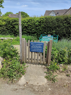 Well Garden, Kindly donated in 1931 by Capt, & Mrs William Phipps as a playground for village children.