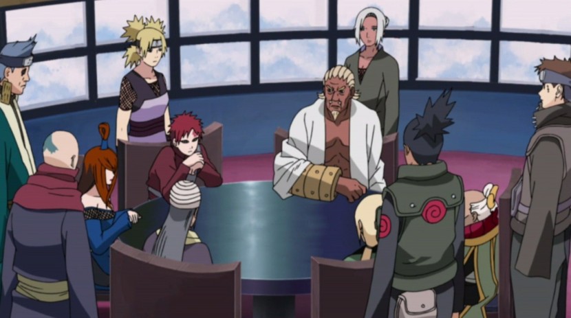 Naruto Shippuden 222 The Five Kage's Decision is the continuation of the 