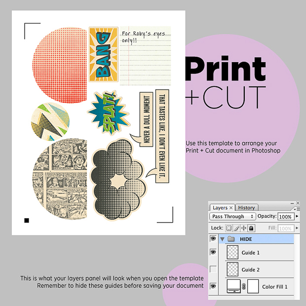 Print & Cut Tutorial // Silhouette Tips & Tricks // Download // Free Template