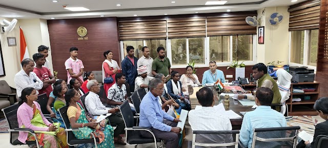 उपायुक्त-सह-जिला  दण्डाधिकारी, रांची के  जनता दरबार में लगा  फरियादियों का तांता