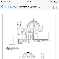 Denah Masjid Al-Ikhlas dari Pak Eko