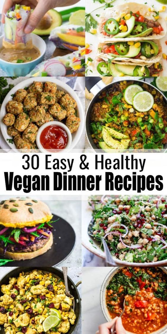 Are you looking for healthy vegan recipes? Then look no further! We've got you covered with 30 delicious and healthy vegan dinner recipe...