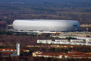 Allianz Arena desde la Olympiaturm.