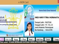 Membuat Kartu NISN dengan Aplikasi E-NISN Sesuai Dapodik