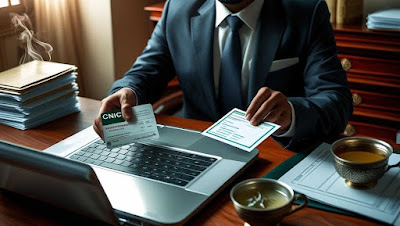 A Pakistani applicant submitting scanned documents online for lecturer job application.