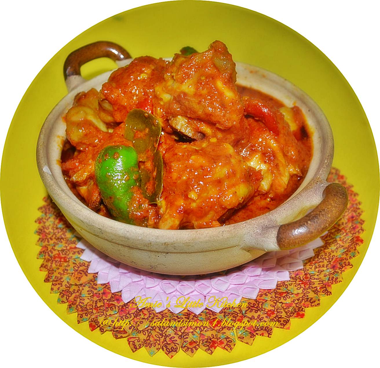 AMIE'S LITTLE KITCHEN: Ayam Daun Limau Purut