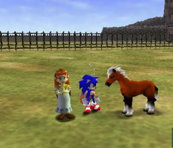 Sonic in Ocarina of Time