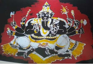 Ganesha Batik Paintings