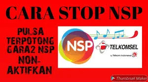 Cara Berhentikan NSP Telkomsel