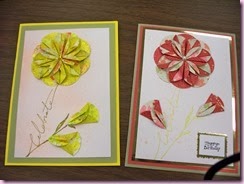 Dahlia cards