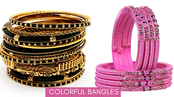 Colorful Fashionable  Bangle Designs For Women And Girls 555 