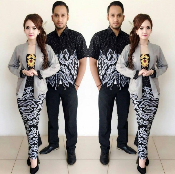 30 Model  Baju  Kebaya Batik  Couple  Modern Terbaru 