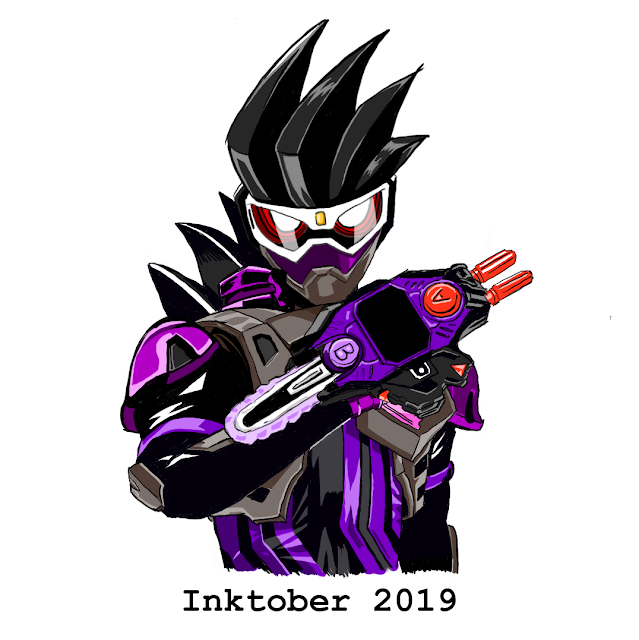 inktober 2019 kamen rider genm