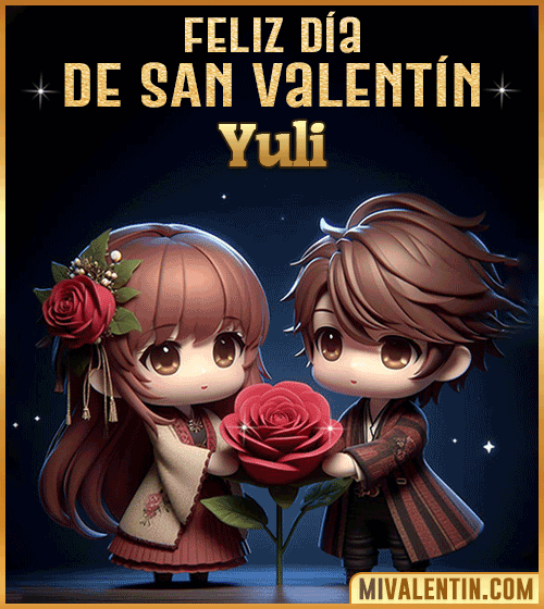 Imagen Gif feliz día de San Valentin Yuli