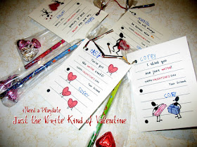 Just the "Write" Kind of Valentines (free printables) (pre-Instagram)