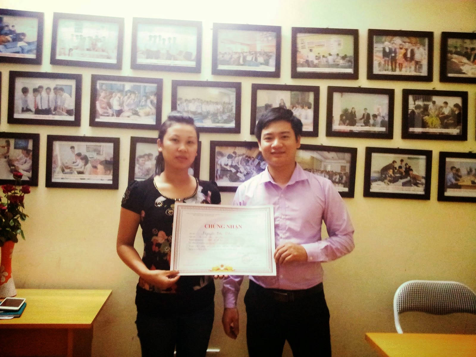 Chị Nguyễn Thị Thư học viên của công ty