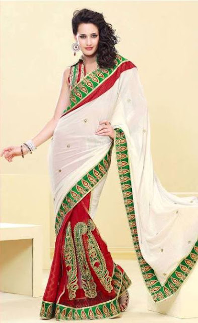 Colorful Party Wear For Women Indian Saree Designs