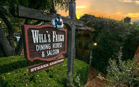 Exterior of Will's Fargo Dining House and Saloon