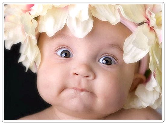 baby girl flower cap