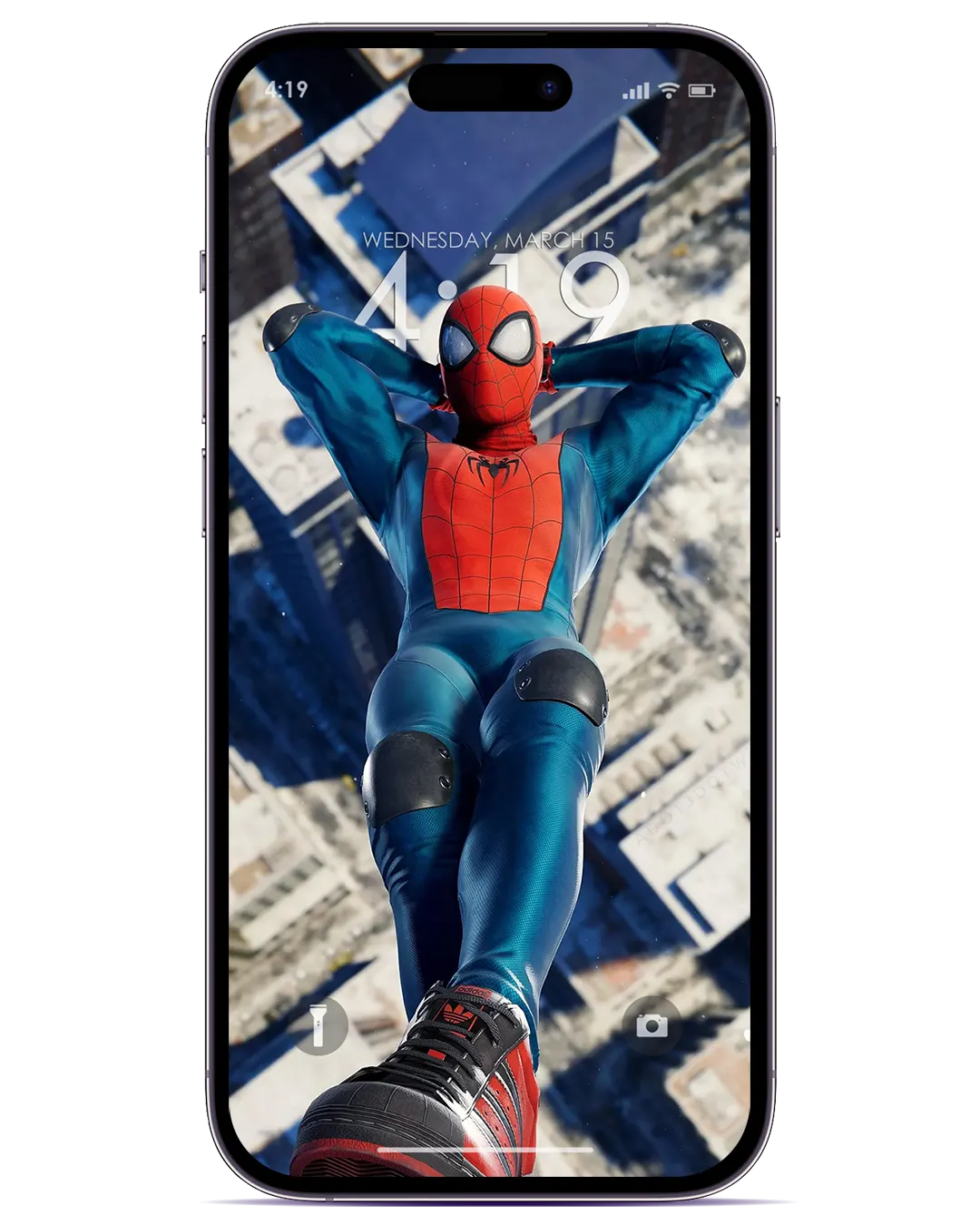 Bạn là fan của siêu anh hùng Spider-Man? Hãy tải ngay ảnh nền iOS Spider-man Depth Effect để trang trí màn hình điện thoại của mình. Với hiệu ứng sâu, bạn sẽ ngỡ như đang rời khỏi thế giới thực và chìm vào thế giới của Spider-Man. Hãy để ảnh nền iOS Spider-man Depth Effect đưa bạn vào thế giới kỳ diệu này.