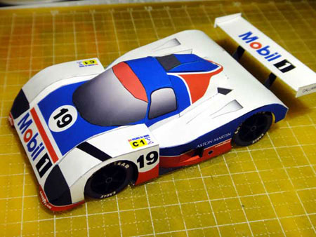 Aston Martin AMR1 Papercraft