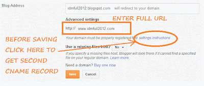 Add BigRock Domain Name For Blogger Custom Domain