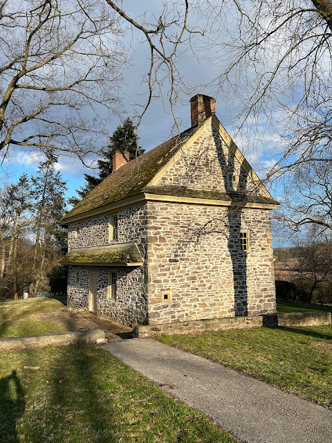 Near Vally Forge's  Grand Parade rests Varnum's Headquarters which is  a stone home initially constructed in 1711-1735.