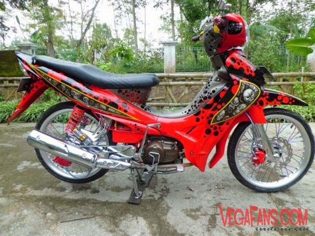 Kumpulan Modifikasi Jupiter Z Warna Merah - VegaFans.com